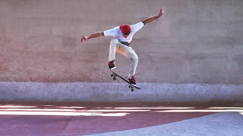 figure de skateboard