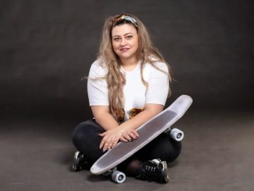 poids sur un skate