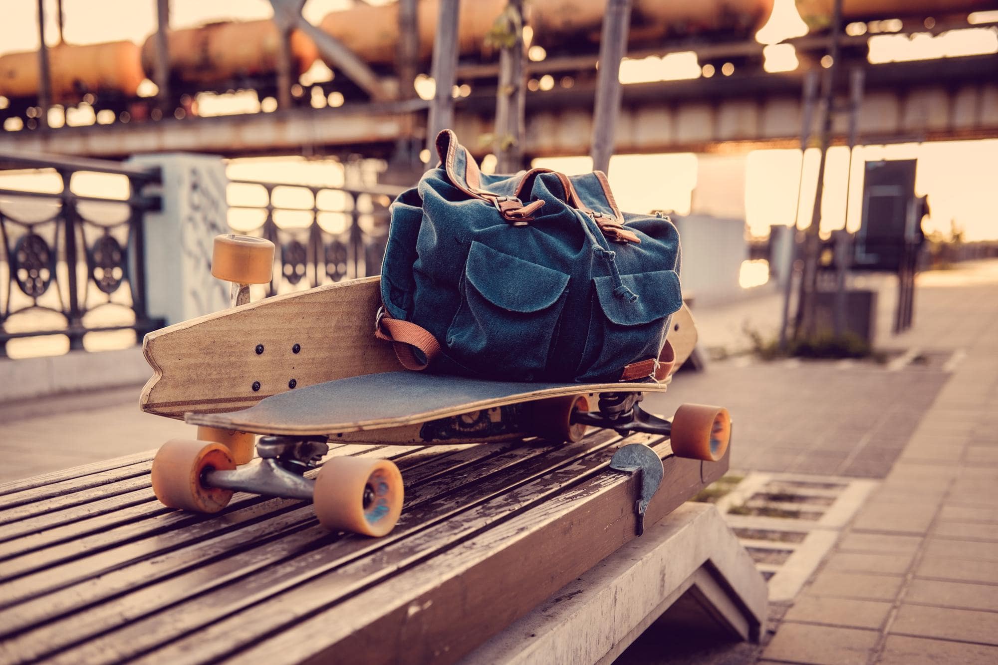 skate en voyage