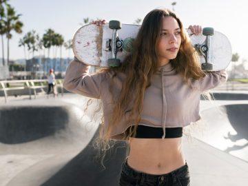 femme skateuse