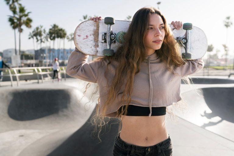 femme skateuse