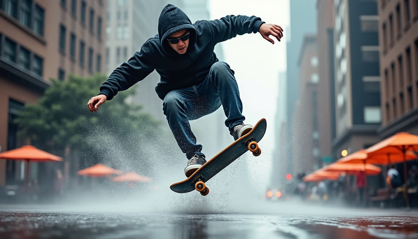 découvrez comment skater sous la pluie peut révéler des facettes insoupçonnées de votre personnalité et enrichir votre expérience, bien plus que des heures de routine à l'abri. osez l'inattendu et laissez la magie de la pluie transformer votre passion pour le skate.