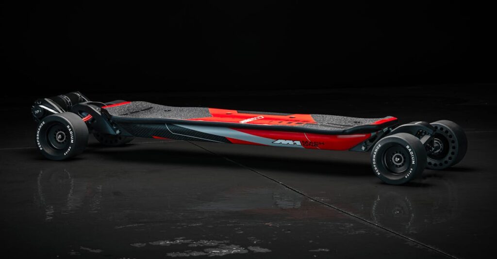 découvrez le monde des skateboards électriques : performants, écologiques et amusants. idéals pour les déplacements urbains, ces engins innovants combinent vitesse, autonomie et design pour offrir une expérience de glisse unique. explorez les meilleurs modèles et trouvez le skateboard électrique qui vous convient le mieux.