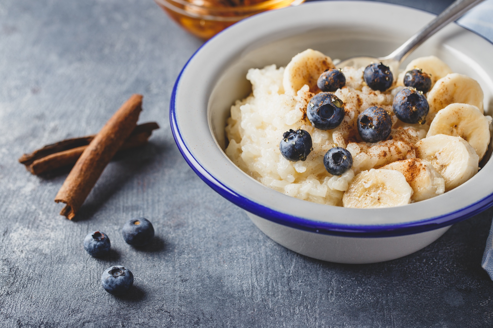 Milk rice porridge