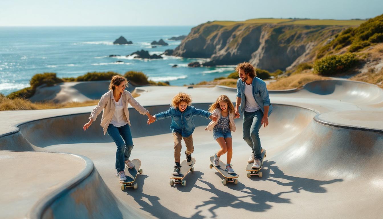 découvrez comment cette famille bretonne transforme le skate en une passion commune, partageant des moments de convivialité et d'adrénaline. plongez dans leur univers vibrant où chaque virage sur la planche renforce les liens familiaux.