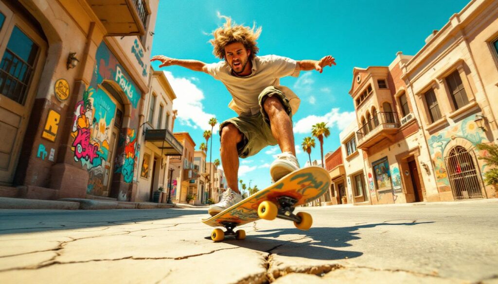 découvrez comment emma-victoria allie la chaleur d'abu dhabi à la douceur des plages de guidel à travers sa passion pour le skateboard. un voyage inspirant qui célèbre la liberté et l'adrénaline de ce sport unique.