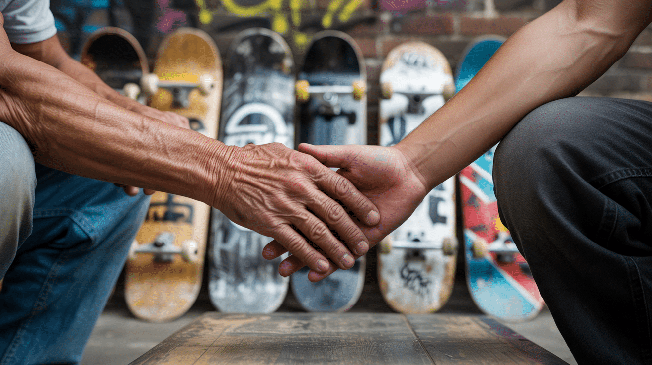 La transmission, nouvelle voie pour les skateurs expérimentés