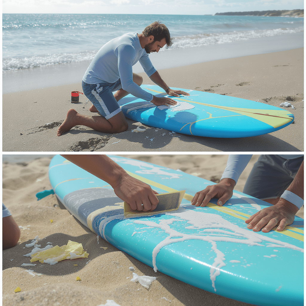 Comment cirer une planche de surf et enlever la cire de surf découvrez comment cirer correctement votre planche de surf et enlever efficacement la cire usagée. suivez nos étapes simples pour préparer votre planche et améliorer vos sessions de surf.
