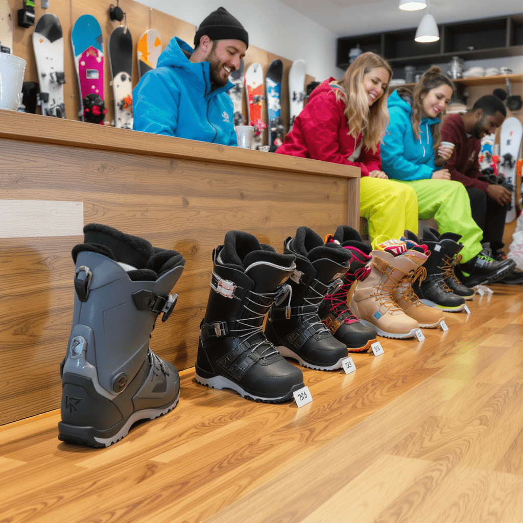 découvrez notre guide complet des tailles de bottes de snowboard avec conversion en mondopoint pour choisir facilement la paire parfaite.